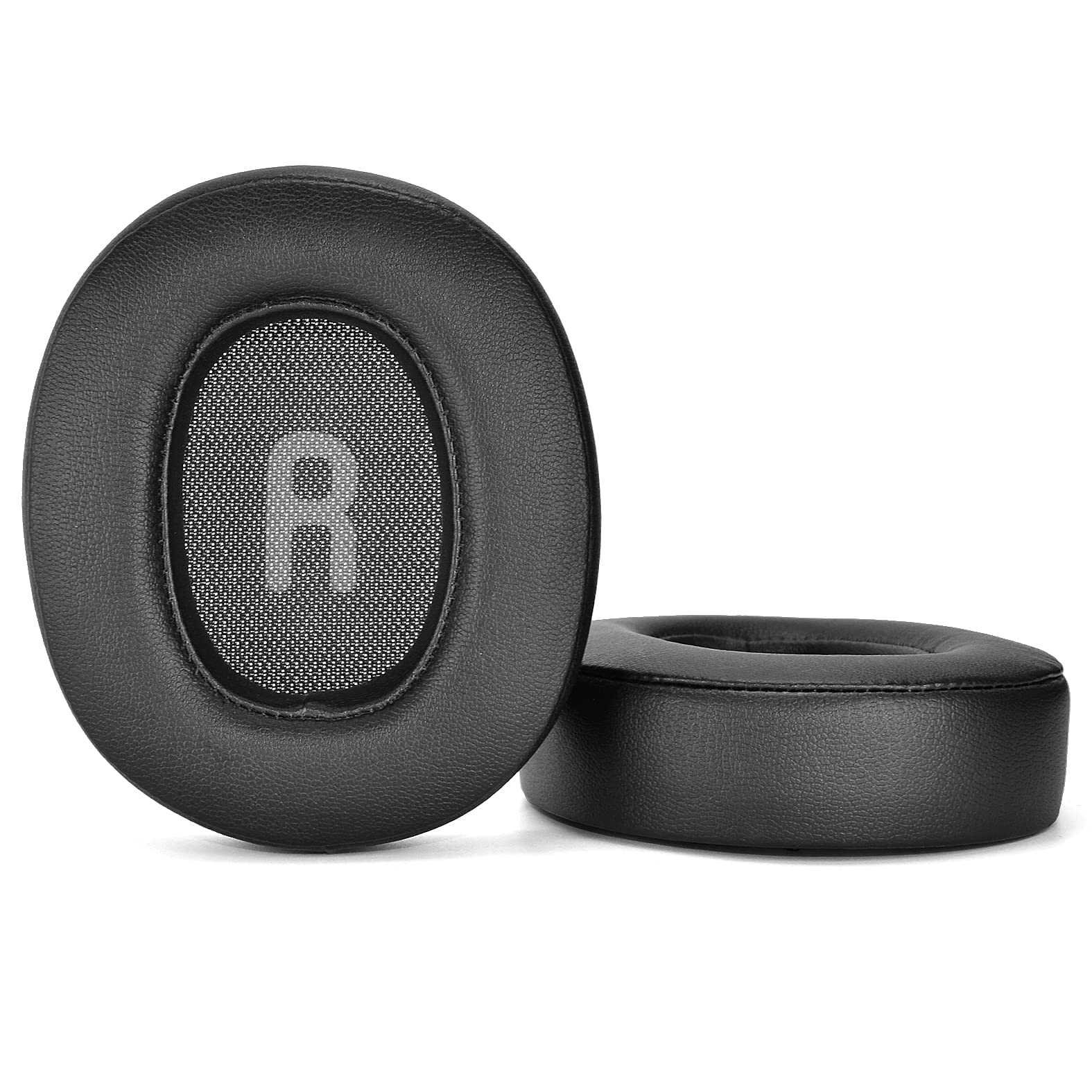 Premium Black L+R Headset Earpads - Genuine Leather & Memory Foam Replacement Cushions for JBL TUNE700/T700BT/T750BT Headphones - Noise Isolation & Comfort Upgrade for Gaming, Music & Office Use