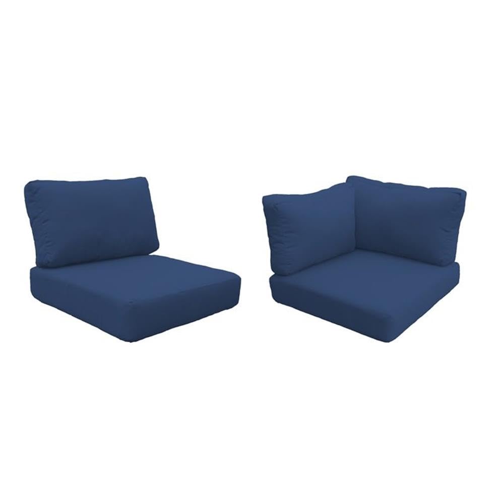 TK Classics Navy Blue Cover Set for MIAMI-07d Sofa - Replacement Slipcover (Cushions Not Included) | Perfect for Living Room Furniture Protection & Style Upgrade