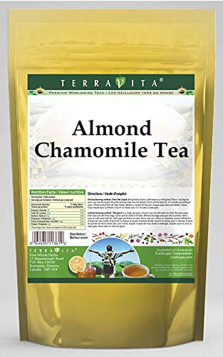 Organic Almond Chamomile Herbal Tea Bags - Relaxing Sleep Aid & Stress Relief - 3 Pack (150 Tea Bags Total) - Perfect for Bedtime, Meditation & Evening Relaxation