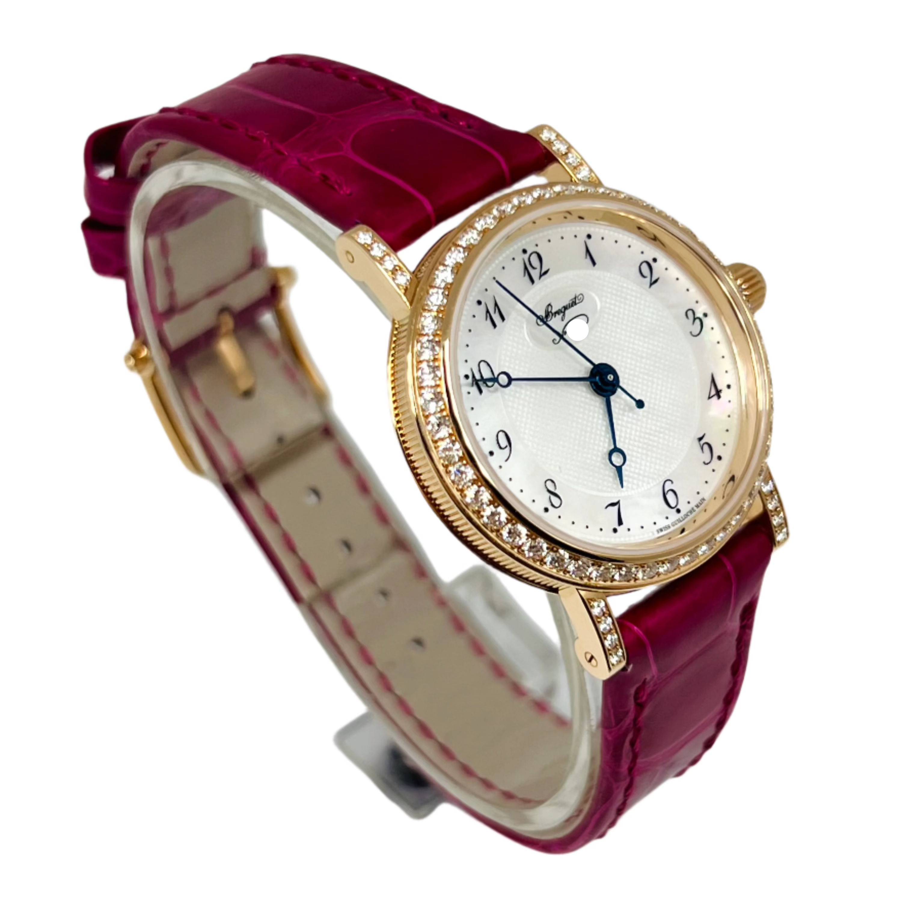 Breguet Classique 18K Rose Gold Diamond Ladies Watch - Luxury Women's Timepiece for Formal Events & Special Occasions