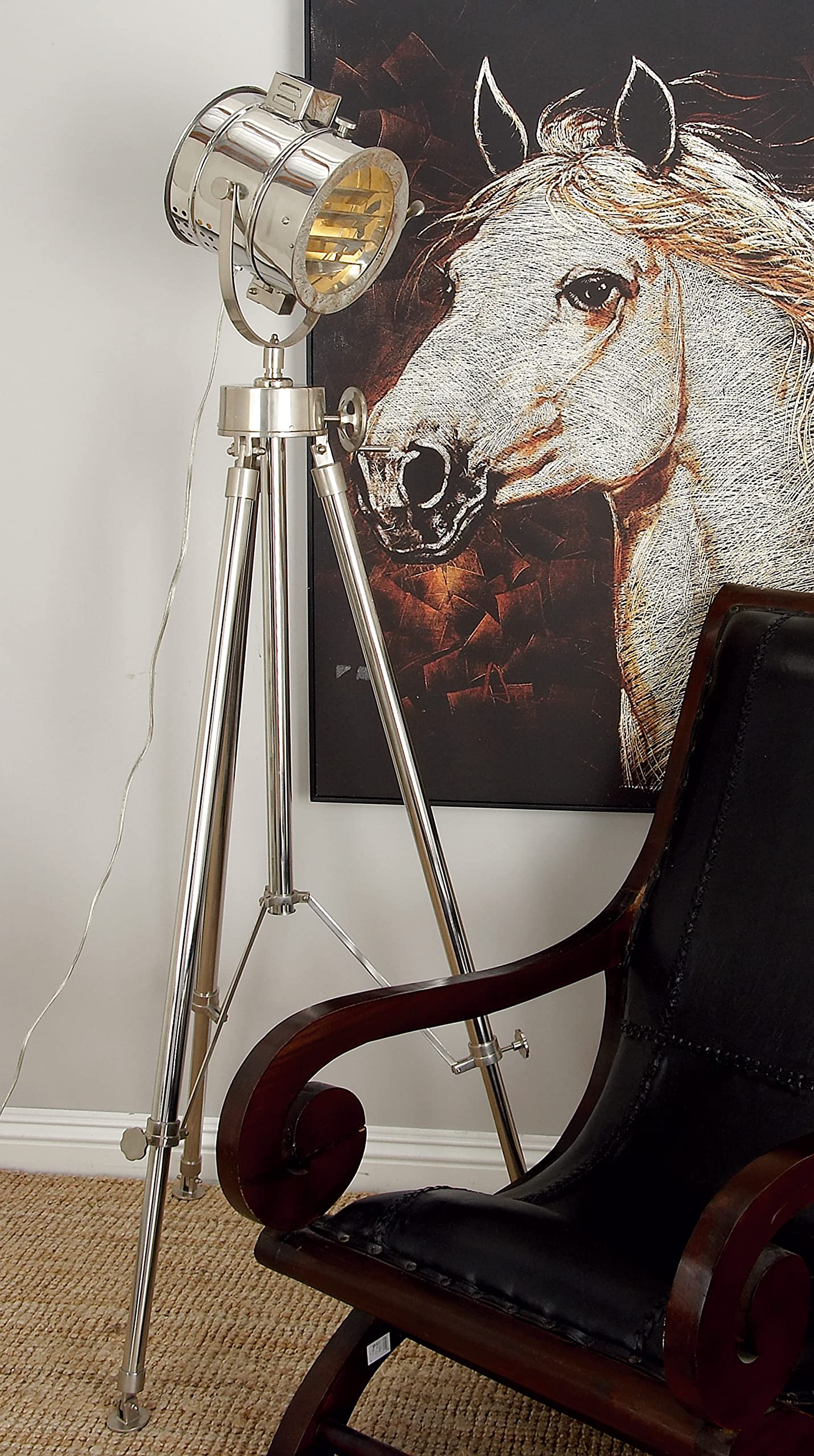 Deco 79 Modern Wood Floor Lamp - 32