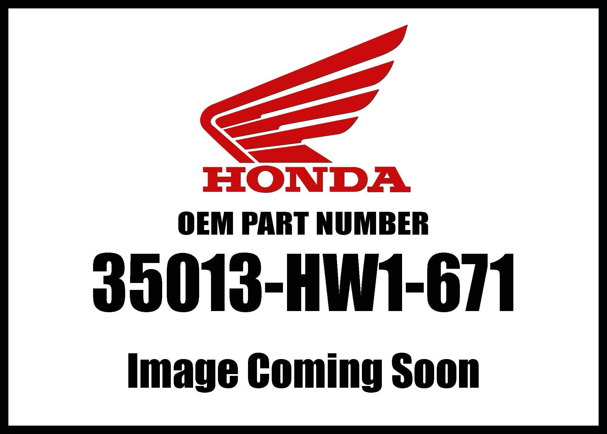 Genuine Honda 35013-HW1-671 Aquatrax Start Stop Switch Set with Lanyard - Replacement Part for Honda Aquatrax F-12/F-12X/F-15X Jet Skis - Perfect for Watercraft Maintenance & Repair