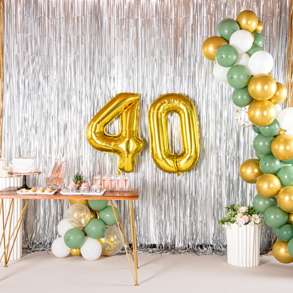 Balloonify Gold Mylar Number 4 Balloon - 40 Inch Large Foil Balloon for Birthday Party Decorations (1 Count) - Perfect for Anniversary, Graduation & Baby Shower Decor