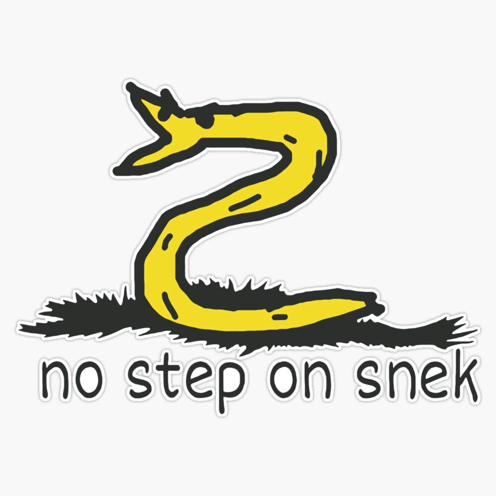 Snake Decal Vinyl Bumper Sticker - 5 Inch Waterproof Car Sticker for Cars, Trucks, Laptops, Windows - Perfect for Outdoor Decoration & Personalization
