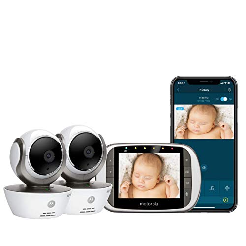 Motorola MBP853CONNECT-2 Dual Mode Baby Monitor with 2 HD Cameras, 3.5