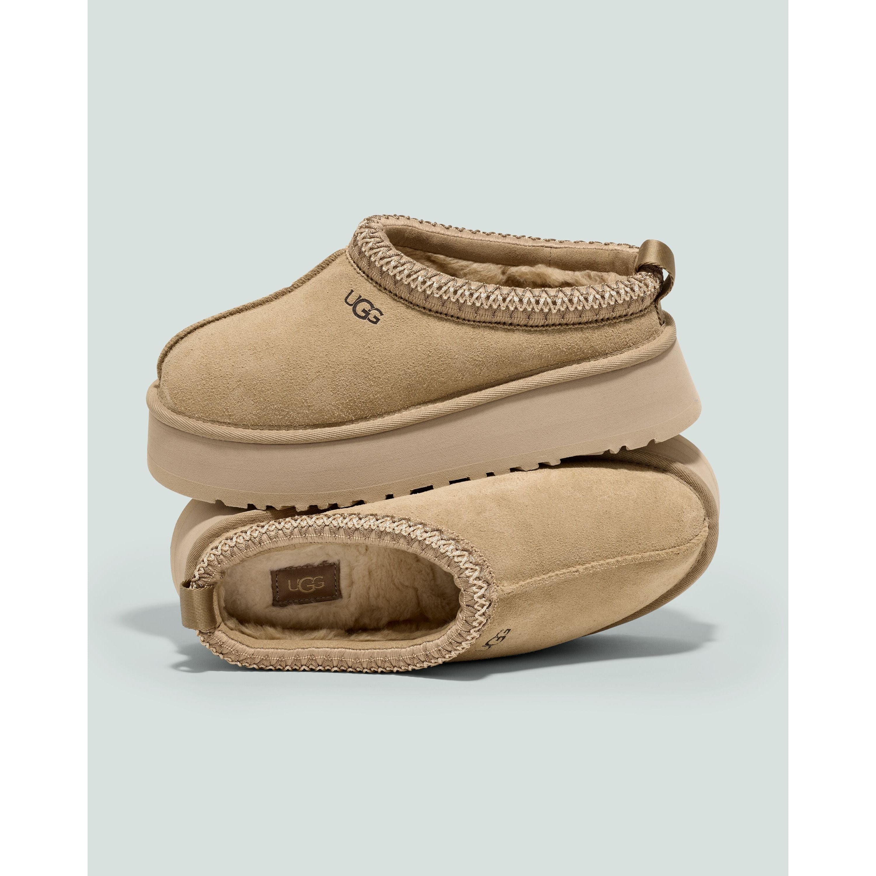 UGG Women's Tazz Slippers in Mustard Seed - Cozy Indoor/Outdoor House Shoes with Jason Markk Full Protection Kit - Perfect for Home, Travel & Winter Comfort