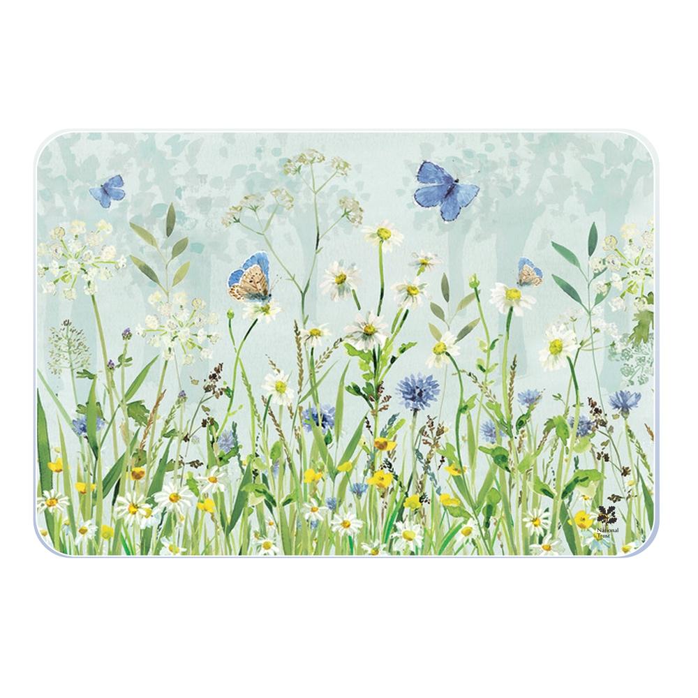 National Trust Butterflies Heat-Resistant Worktop Protector - Stylish Kitchen Counter Cover for Hot Pans & Pots, Perfect for Dining & Cooking