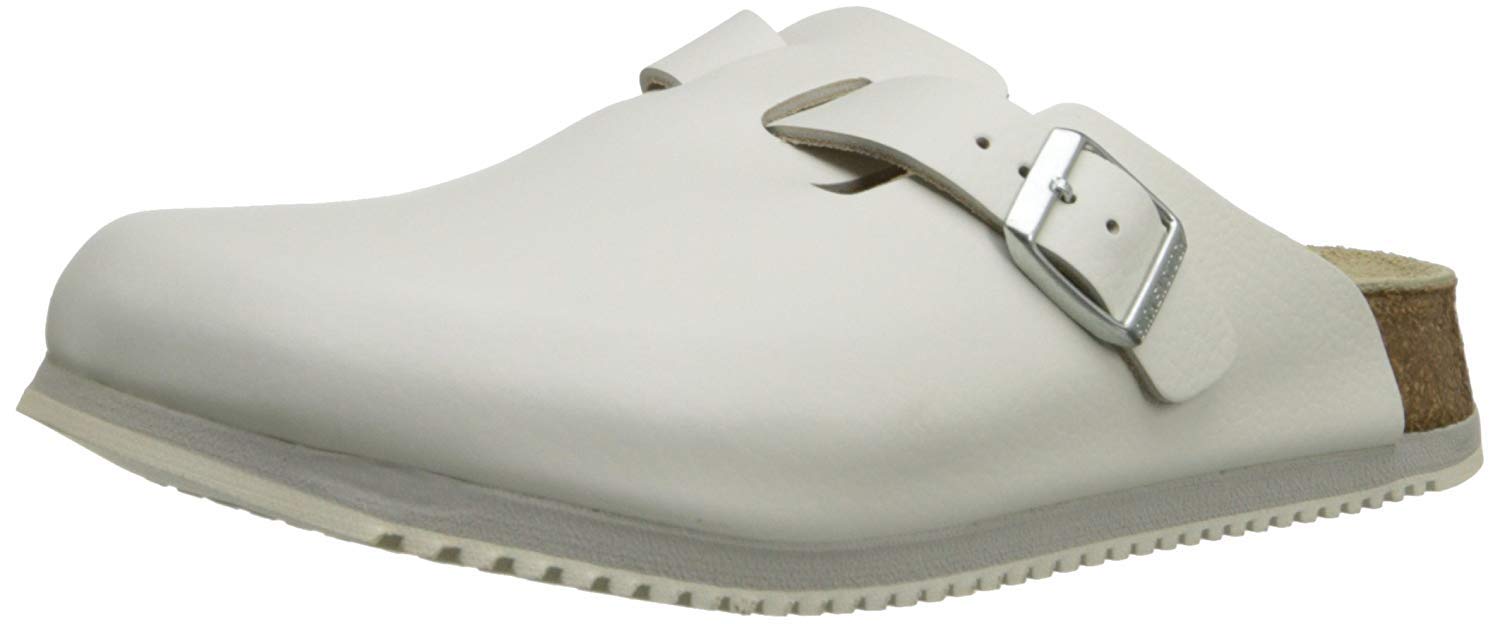 BIRKENSTOCK Men's Arizona Soft Footbed Sandals | Comfortable Cork Leather Clogs | Size 10 US | Perfect for Casual Wear, Home & Garden Relaxation