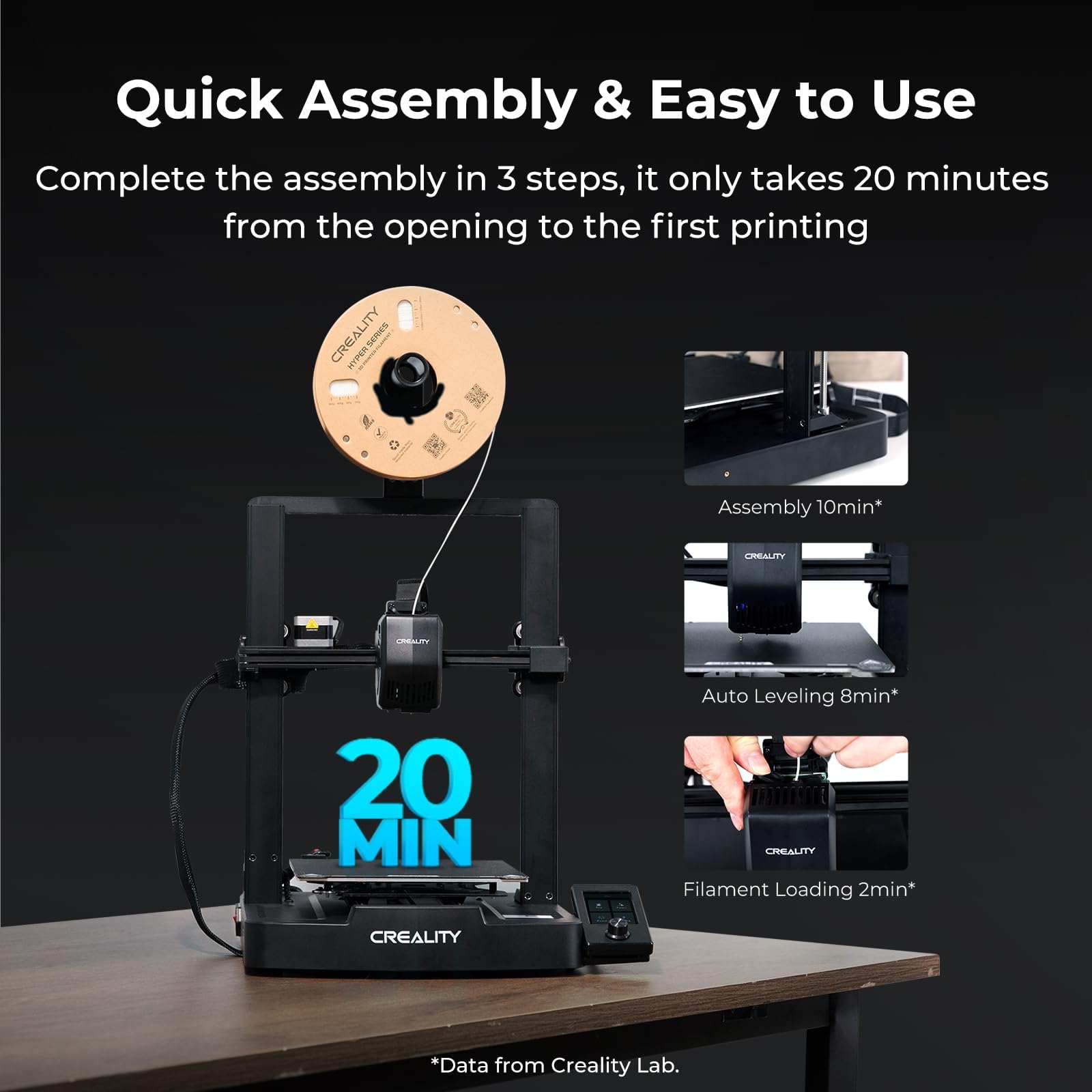 Creality Ender 3 V3 SE 3D Printer - 250mm/s High Speed Printing with CR Touch Auto Leveling & Sprite Direct Extruder | Dual Z-Axis & Auto Filament Loading | 8.66x8.66x9.84 inch Build Volume | Perfect for Home DIY, Prototyping & Hobbyist 3D Printing Projects