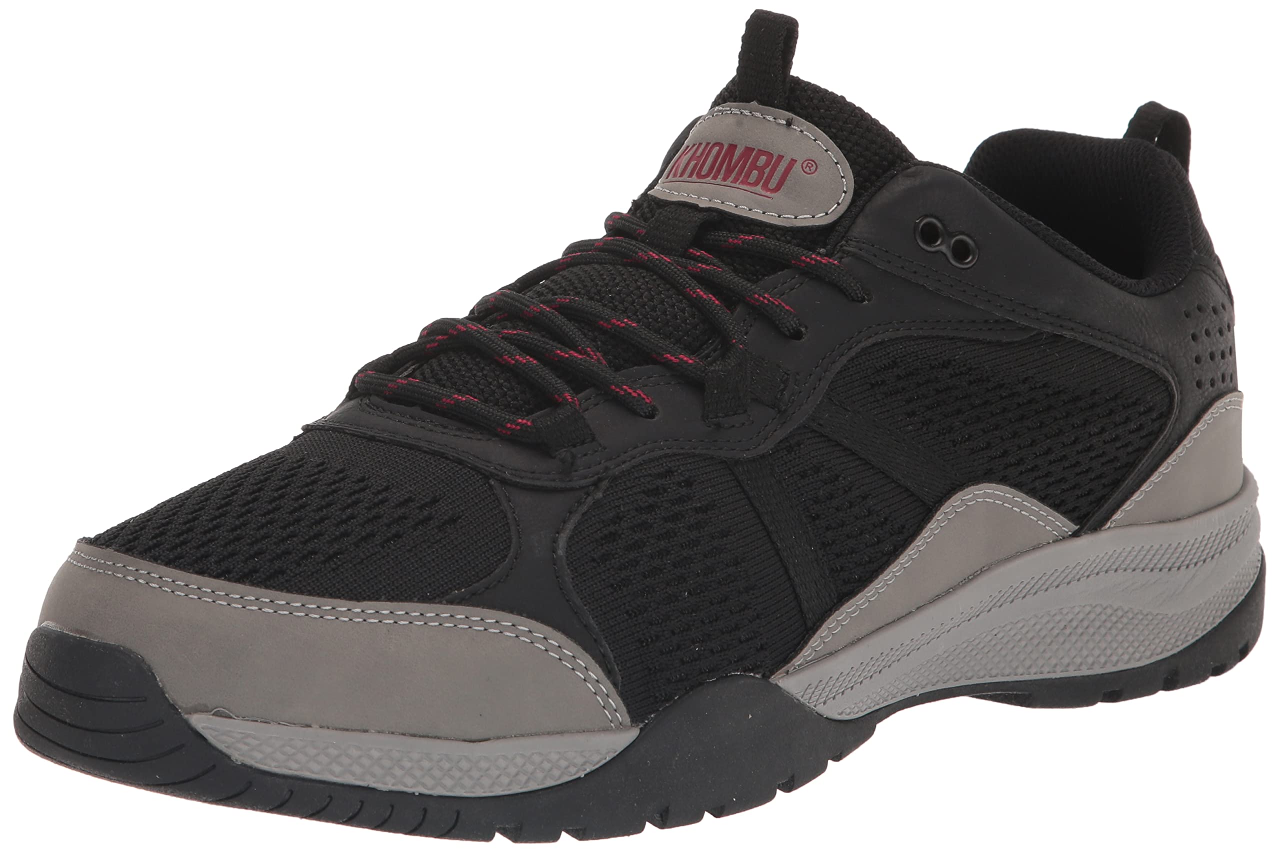 Khombu Men's Waterproof Hiking Boots - Lightweight Outdoor Shoes with Non-Slip Sole & Comfortable Laces for Trekking, Camping & Mountain Climbing