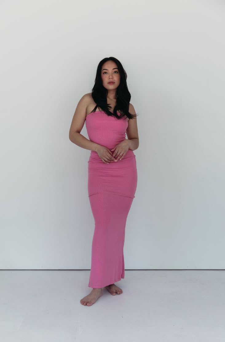 Almere Women's Strapless Maxi Dress - Slimming Bodycon Evening Gown for Weddings & Parties | Plus Size Formal Dress for Special Occasions
