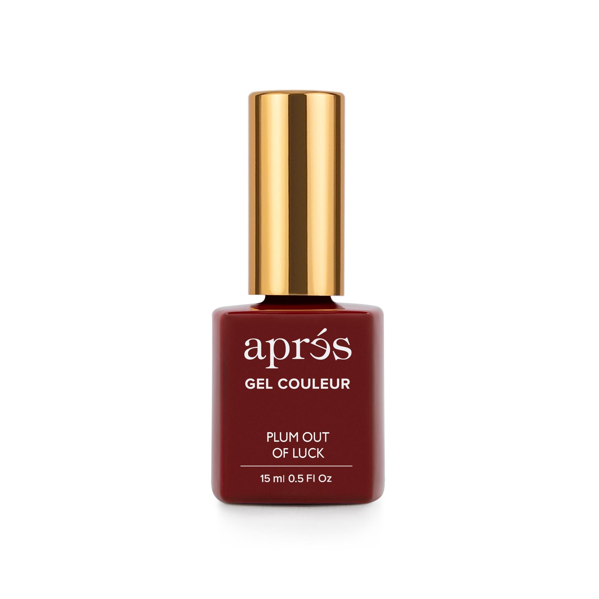 Apres Gel Polish - Plum Out Of Luck Nail Color | Long-Lasting Gel Nail Polish for Salon-Quality Manicures at Home | Perfect for Special Occasions & Everyday Wear