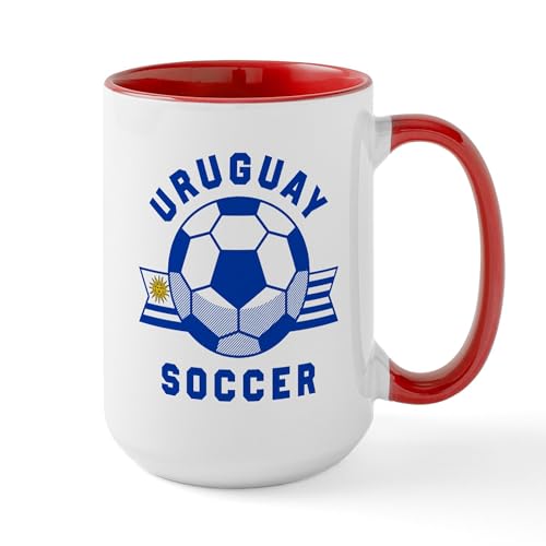 White/Red Inside - Uruguay Soccer Mugs