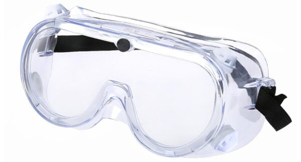Armour Fog Safety Goggles - Clear Anti-Fog Protective Eyewear (12 Pack) for Construction, Lab Work & DIY Projects