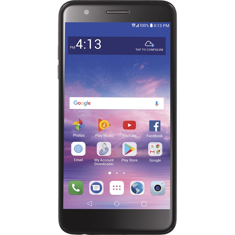 LG Premier 8GB Black CDMA Smartphone for Total Wireless - Perfect for Streaming, Gaming & Everyday Use