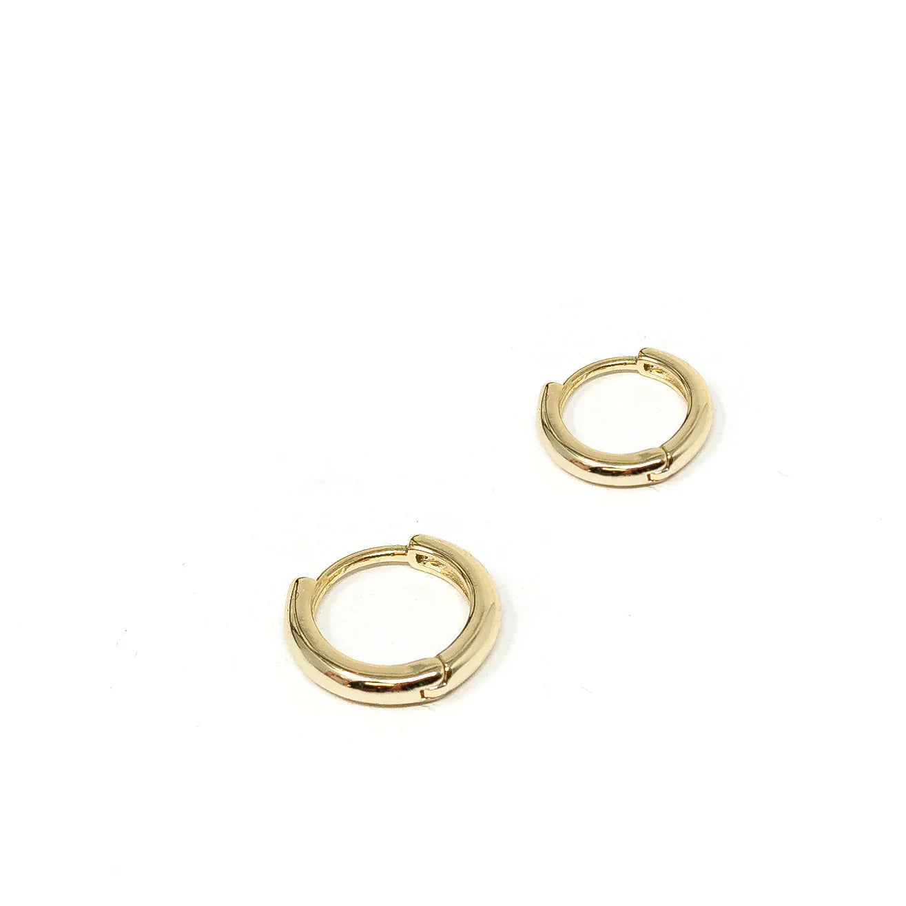 PREORDER: Crystal Cross Charm Huggie Earrings in Gold & Silver – Perfect for Church, Weddings & Everyday Elegance
