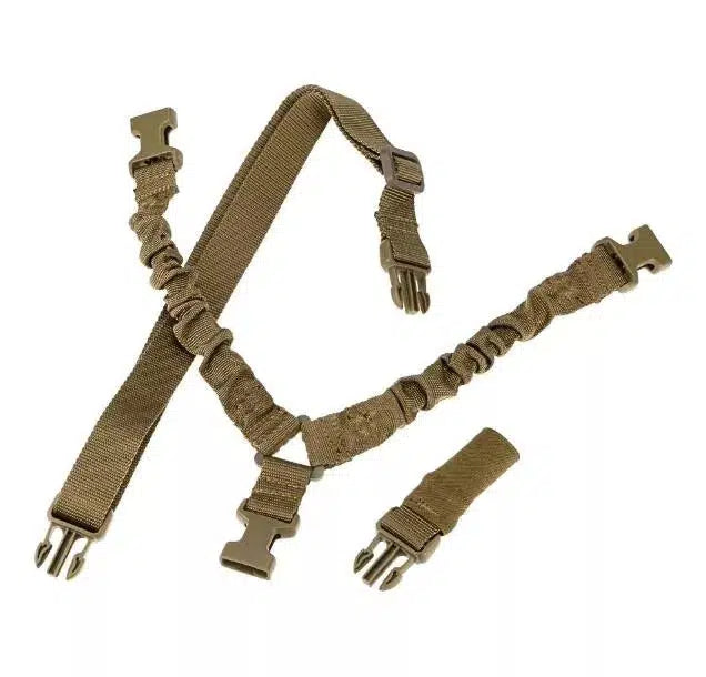 American Tactical Single Point Bungee Sling Rope - Adjustable Shock Cord for Rifle, Shotgun & Tactical Gear - Perfect for Hunting, Airsoft & Outdoor Adventures