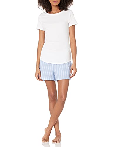Blue White Stripe/Bright White