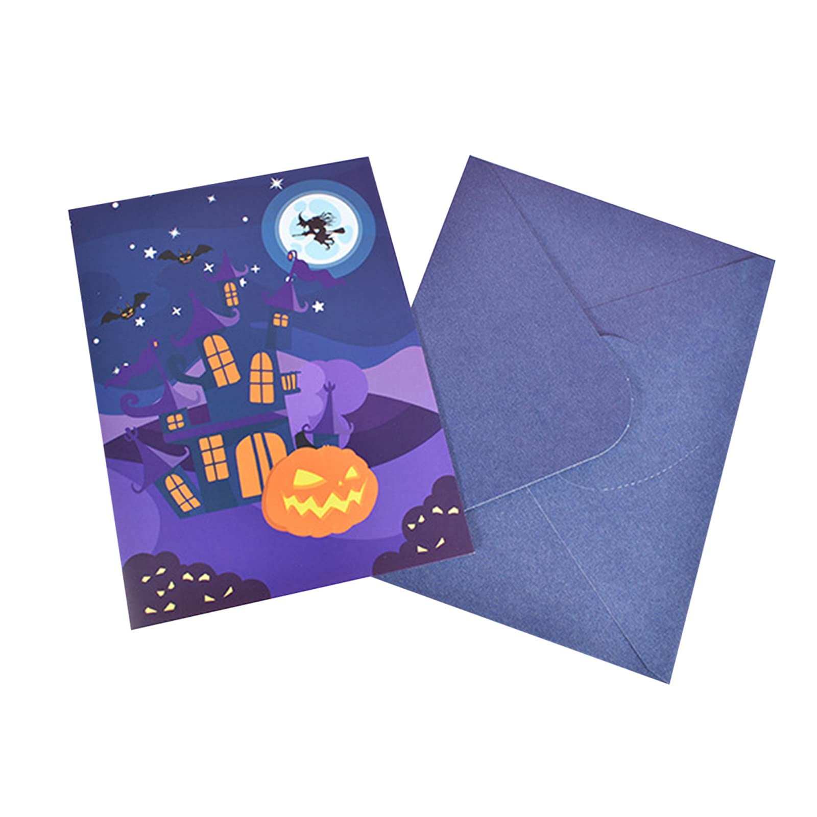 3D Paper-Cut Halloween Greeting Cards for Girls - 14 Creative DIY Gift Card Decorations for Teens, Birthday Party Favors & Holiday Celebrations