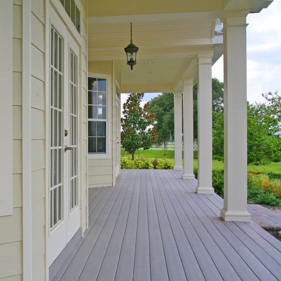 Rodda Paint Sharkskin Deck and Siding Solid Wood Stain - 1 Gallon, Copper Verde - Premium Exterior Wood Protection for Decks, Fences & Outdoor Furniture