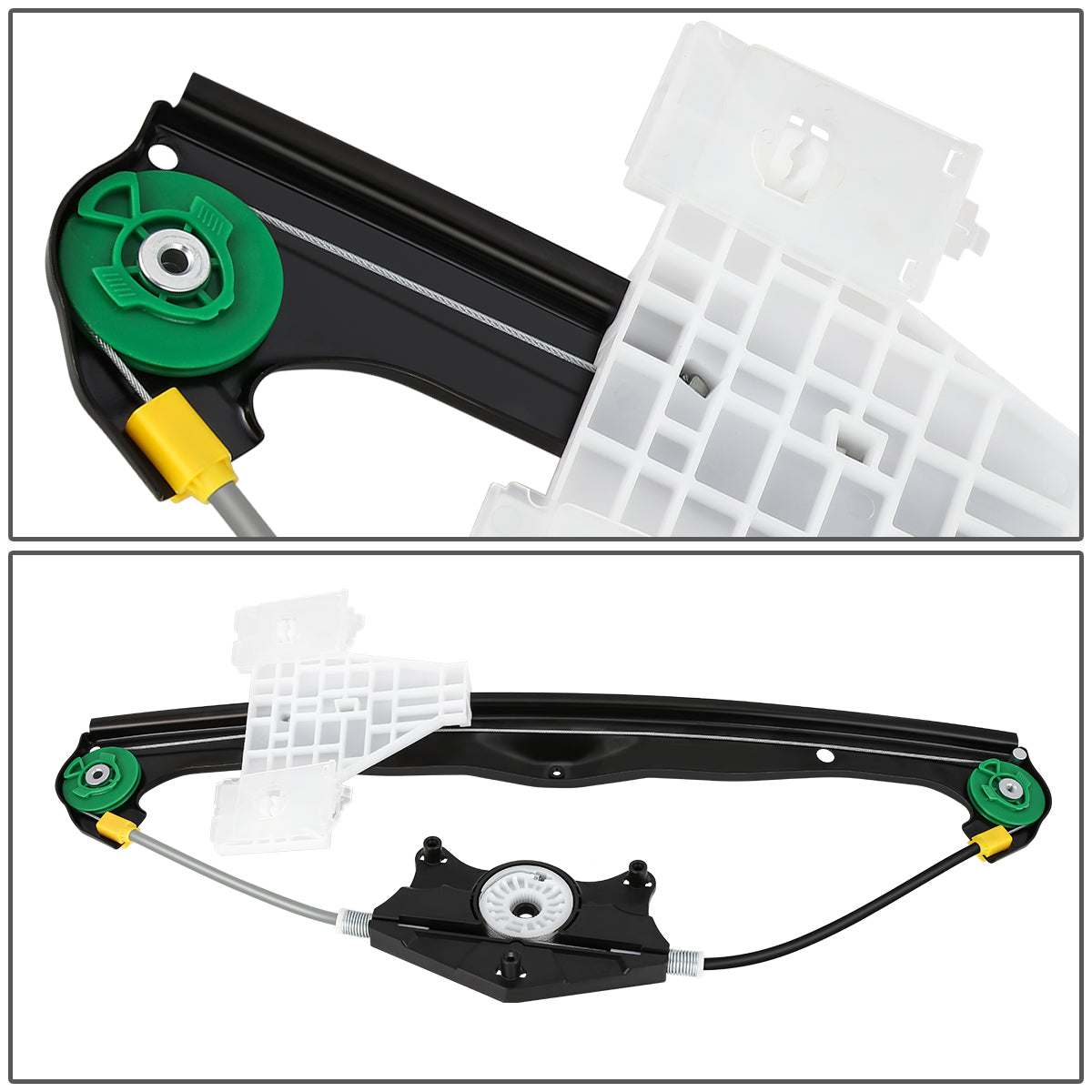 06-13 Audi A3 Hatchback Power Window Regulator Without Motor - Rear Left Side Replacement Part | Fix Stuck or Noisy Windows for Smooth Operation