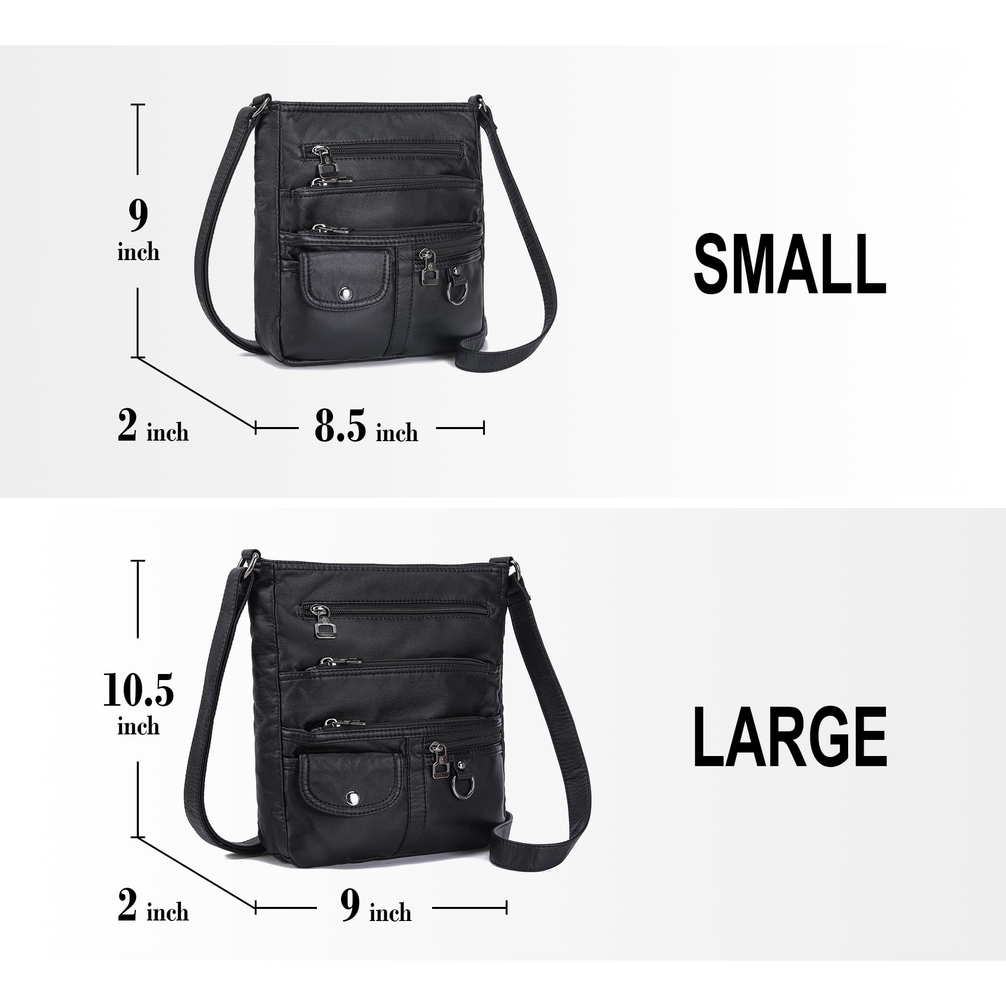 MINICAT Small Crossbody Purse for Women - Soft Synthetic Leather Shoulder Bag - Perfect for Travel, Shopping & Everyday Use