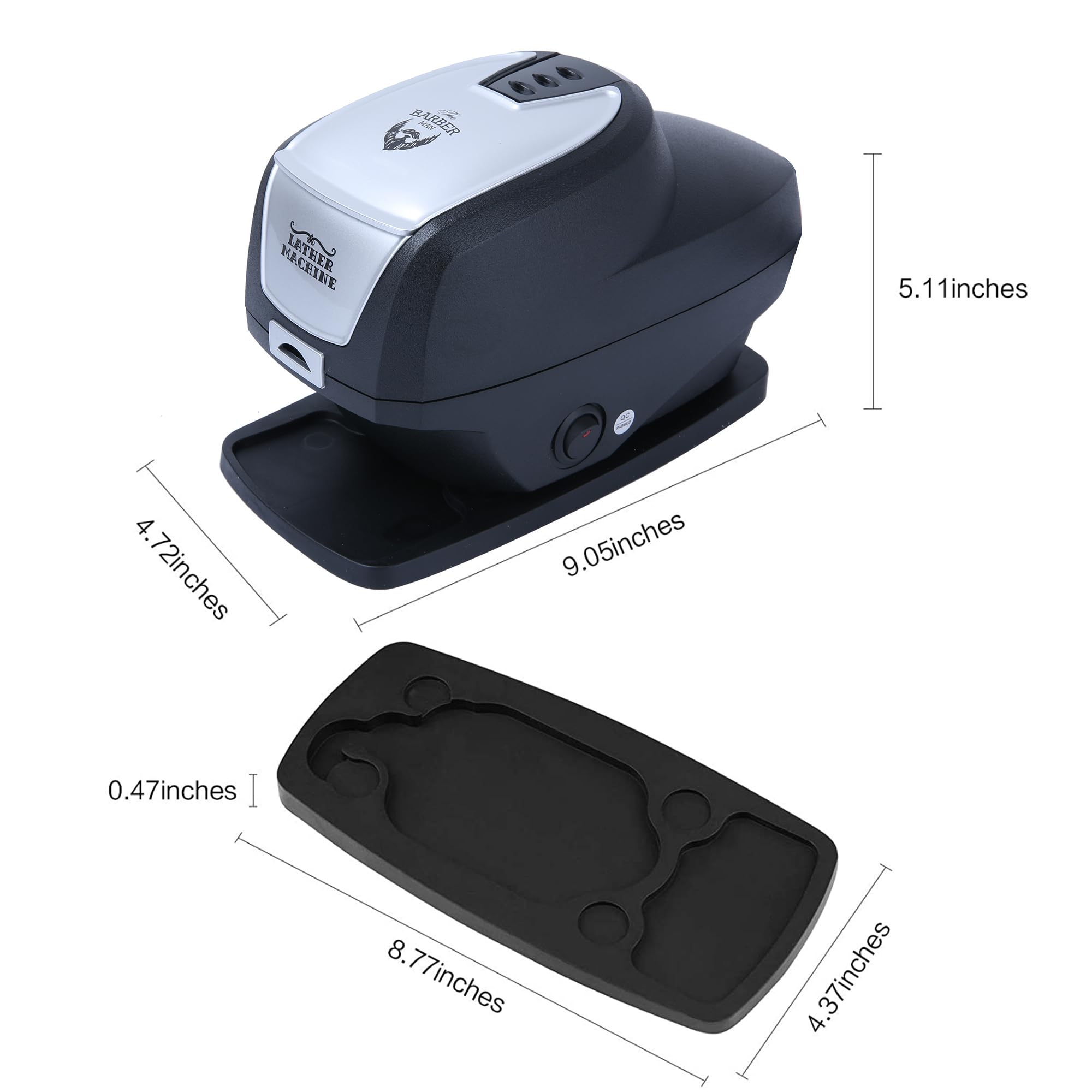 Professional Hot Lather Machine for Barber Shaving - Electric Shaving Cream Warmer with Temperature Control - Perfect for Men's Grooming, Home & Salon Use