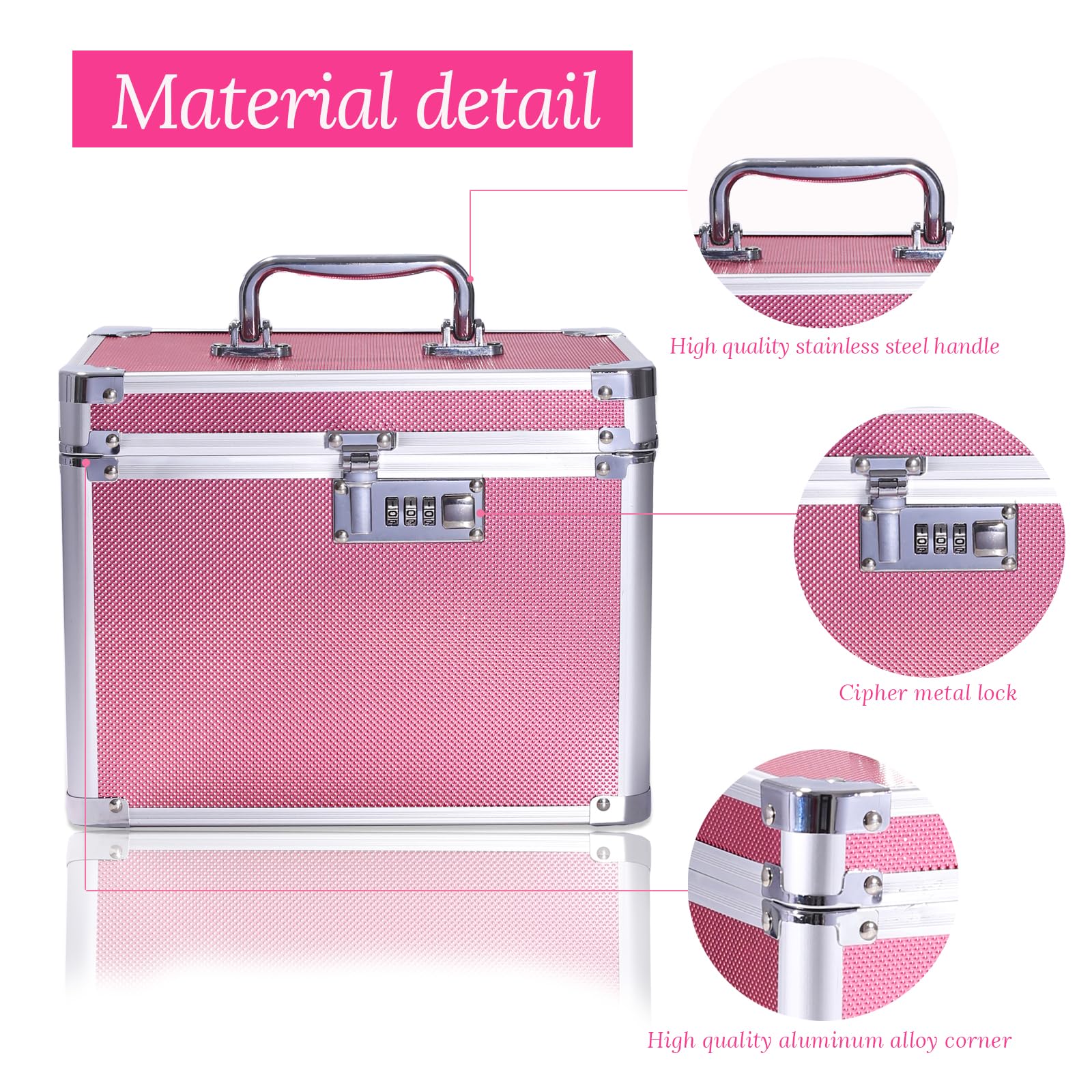 Secure Lock Box with Combination Code - 7.25