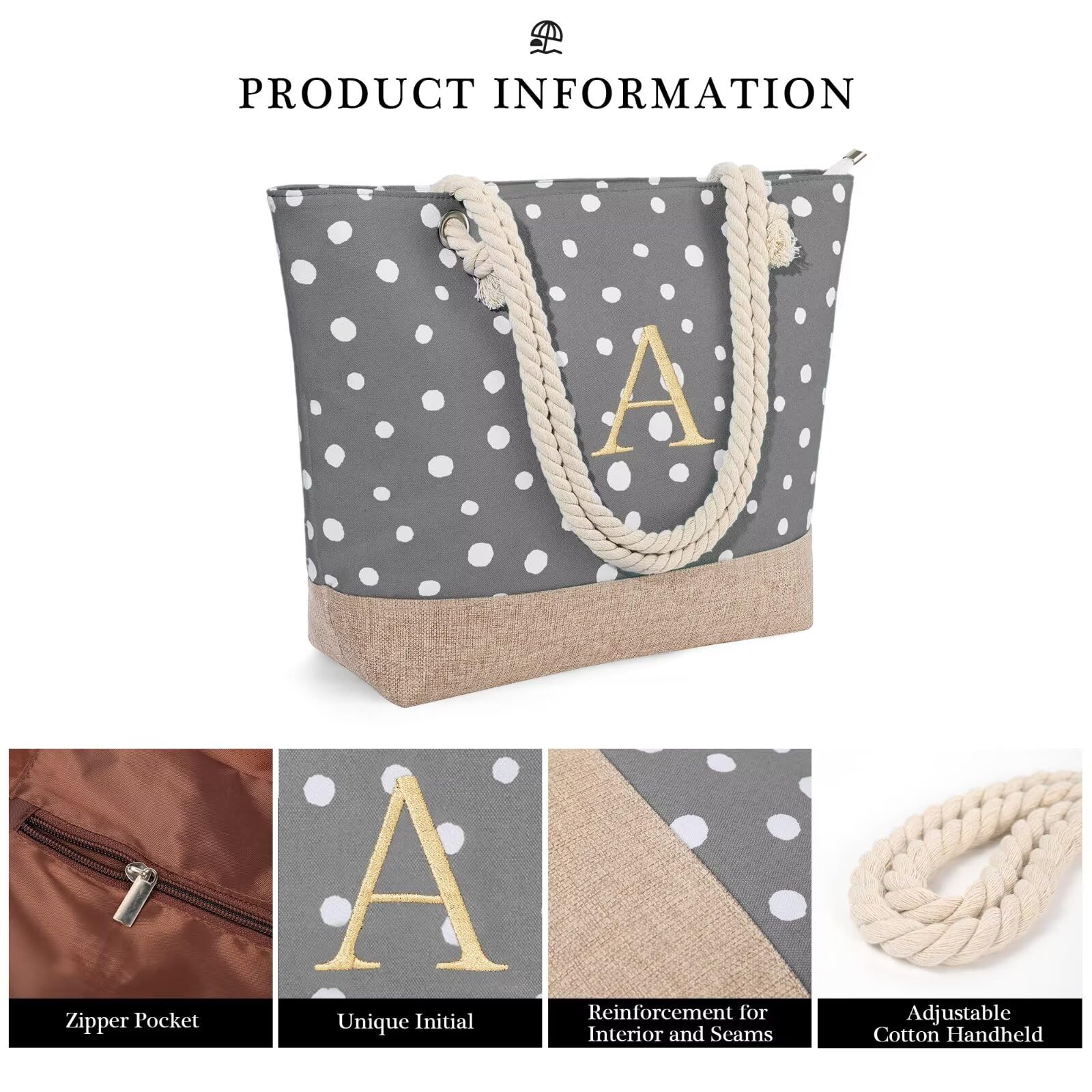 YOOLIFE Personalized Christmas & Birthday Gifts for Women - Custom Travel Tote Bag & Makeup Pouch Set for Mom, Best Friend | Perfect for Beach Vacations, Spa Days & Daily Essentials Organization