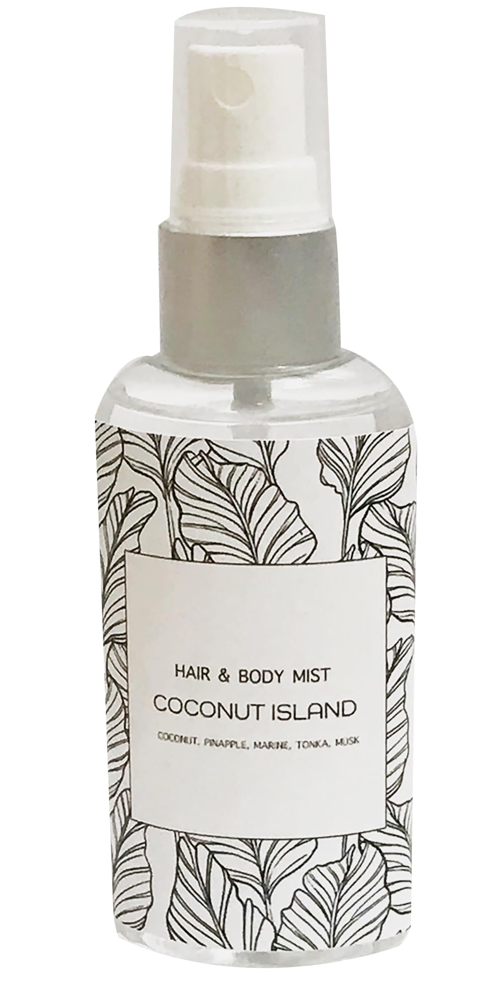 All Natural Hair & Body Fine Perfume Mist with Squalane - Leave-In Conditioner & Anti-Frizz Dry Oil Moisturizer - 8 Fl Oz (Arabian Jasmine) - Perfect for Daily Hydration, Smoothing Frizzy Hair & Luxurious Fragrance