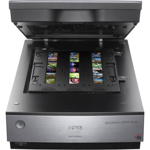 Epson Perfection V800 High-Resolution Photo and Film Scanner for Professional Photography, Digitizing Negatives & Slides - Perfect for Archiving, Home Office & Creative Projects