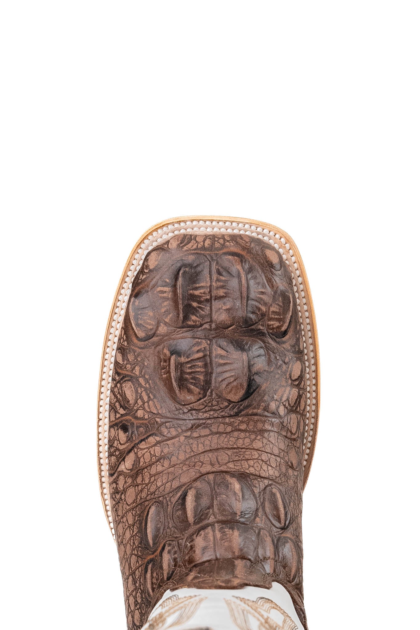 Renegade Giant Alligator Square Toe Cowboy Boots for Men - Western Style Leather Riding Boots with Exotic Skin Texture | Perfect for Rodeo, Country Dancing & Outdoor Adventures