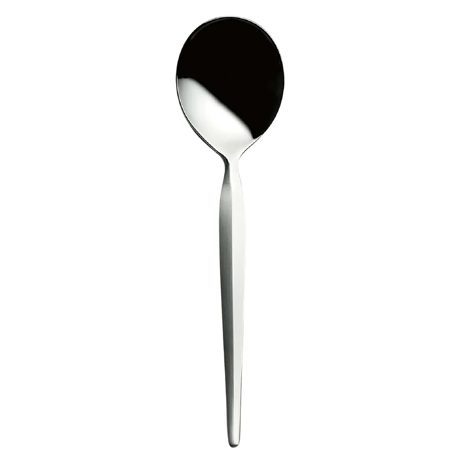 Luckywood Premium Stainless Steel Bouillon Spoon - 12-Piece Set for Soup, Dessert & Cooking - Elegant Dining & Kitchen Utensils for Restaurants, Home & Gifting