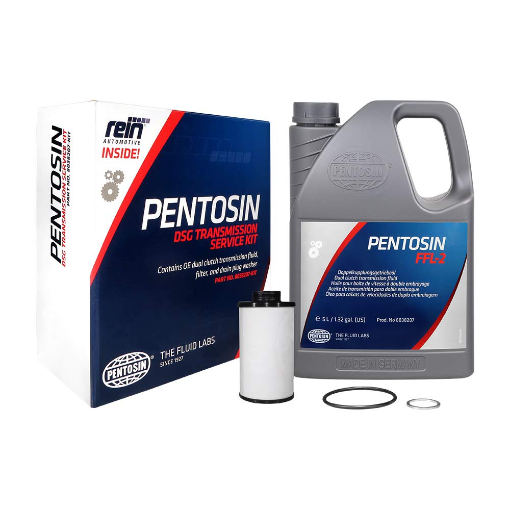 Pentosin 8038207-KIT 5L Automatic Transmission Fluid Kit - Compatible with Audi, BMW, VW | Smooth Gear Shifting & Extended Transmission Life | Ideal for DIY Car Maintenance & Professional Auto Repair
