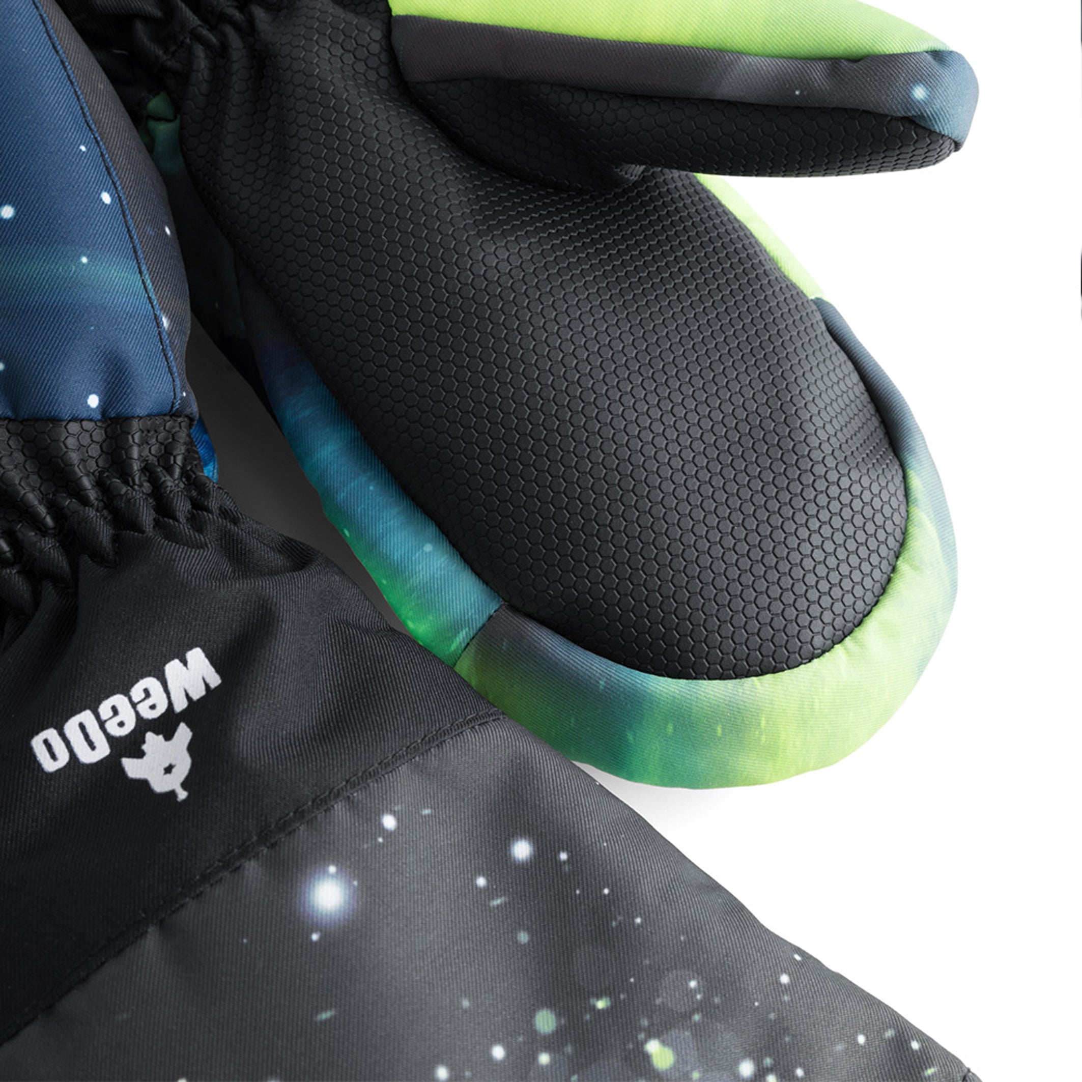 Weedo Space Cosmos Ski Mittens - Waterproof & Warm Winter Gloves for Men & Women - Perfect for Skiing, Snowboarding & Outdoor Adventures