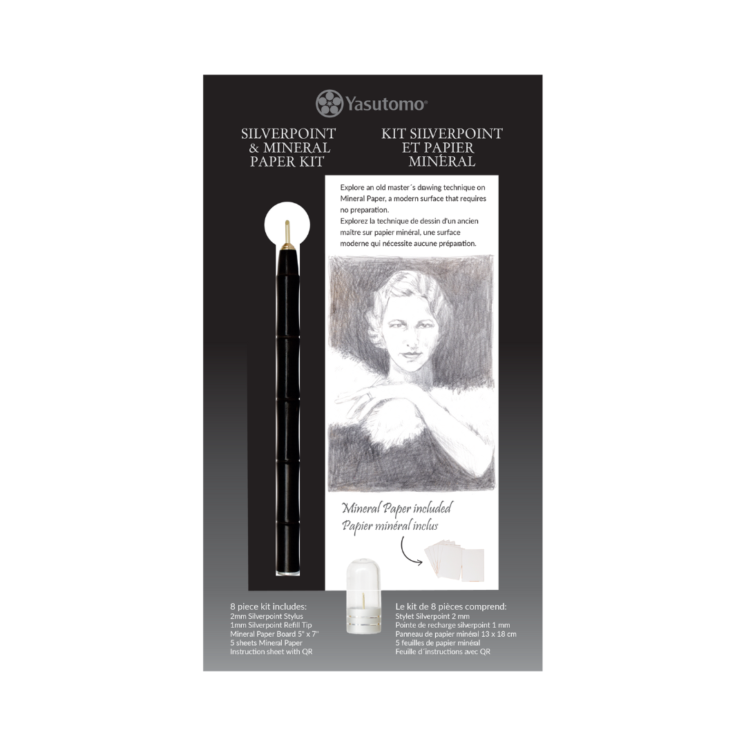 Premium Silverpoint & Mineral Paper Kit (MPC KIT) - Artist Drawing Set for Sketching, Calligraphy & Fine Art - Perfect for Beginners & Professionals