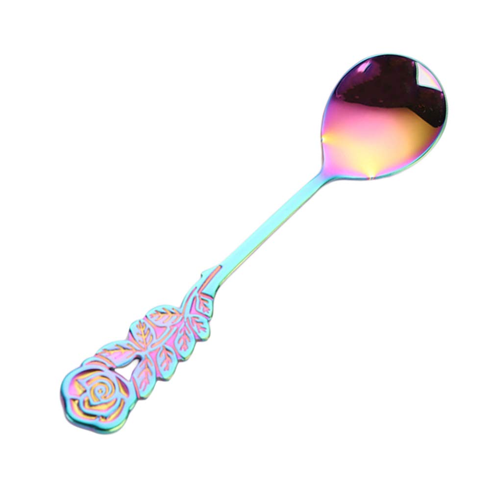 3-Piece Creative Stainless Steel Flatware Set - Dessert Spoon & Ice Cream Scoop for Home, Kitchen & Party Tableware | Perfect for Ice Cream, Desserts, Yogurt & More