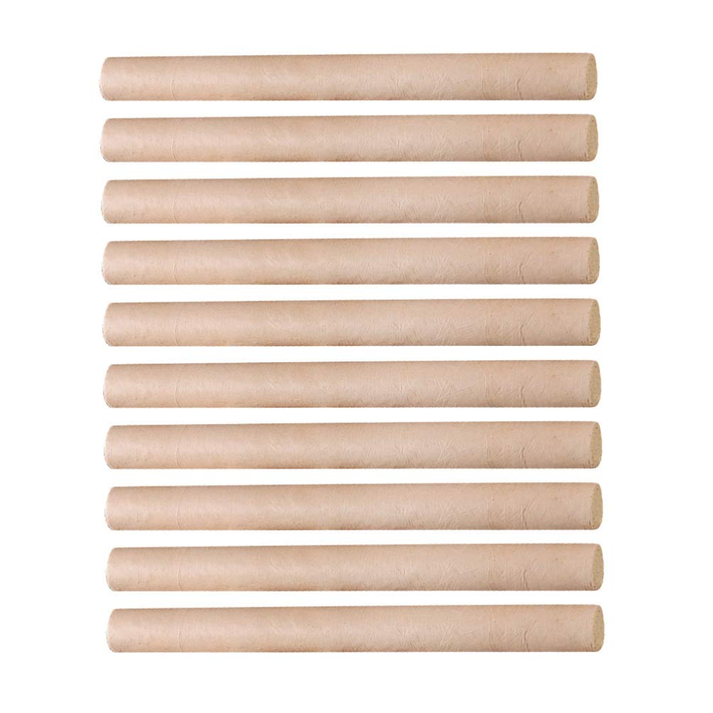 EXCEART Handmade Moxa Sticks - 10pcs Pure Chinese Wormwood Mugwort (Artemisia) Moxibustion Rolls for Pain Relief & Relaxation - Perfect for Acupuncture Therapy, Wellness & Home Use