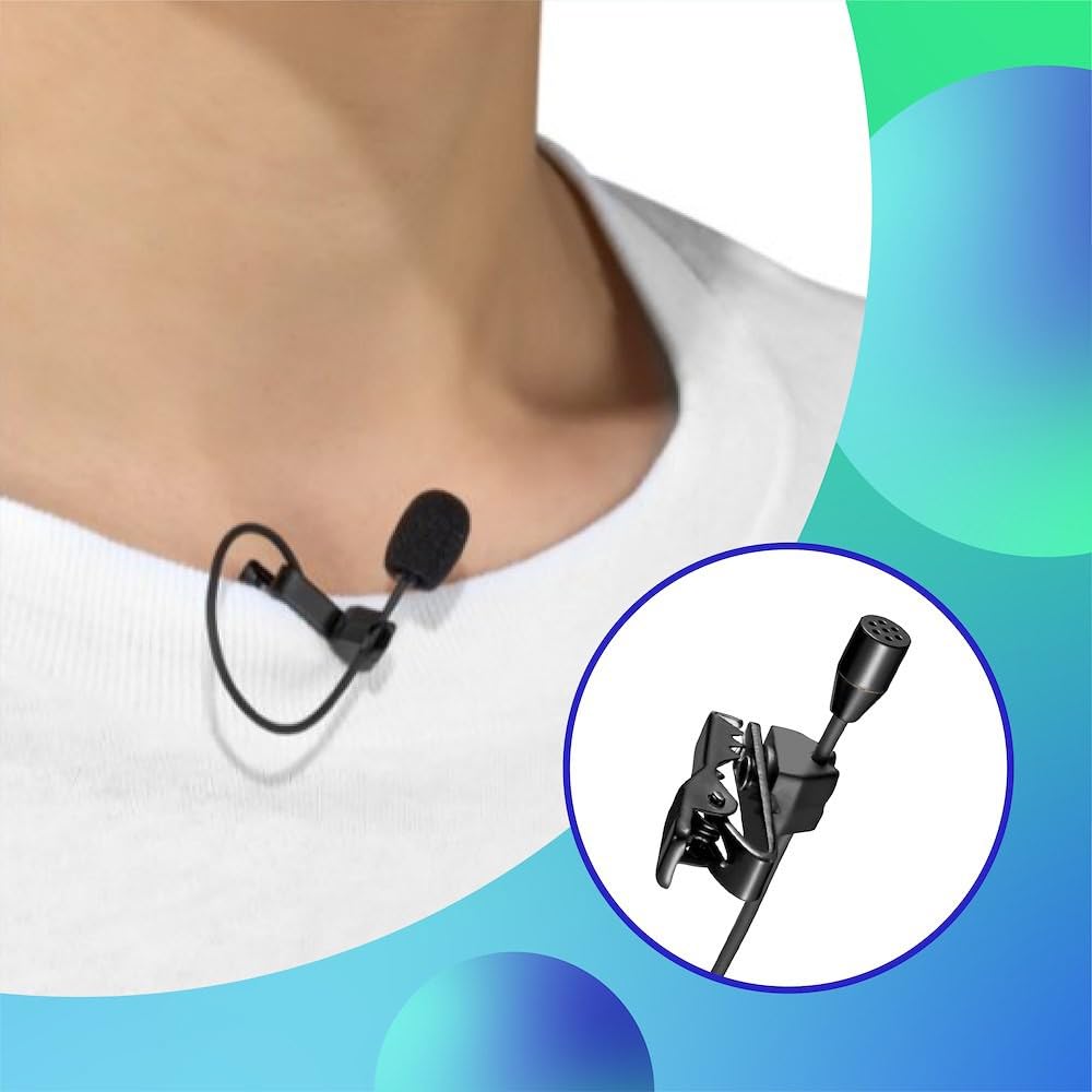 Joby Wavo Lav PRO Professional Omnidirectional Lavalier Microphone - Pro-Grade Miniature Capsule, Wearable Clip-On Mic for Camera, Smartphone, DSLR - Perfect for Vlogging, Live Streaming, Interviews & Podcasting - 2.5m Black Cable (Ideal for Content Creators, YouTubers & Broadcasters)