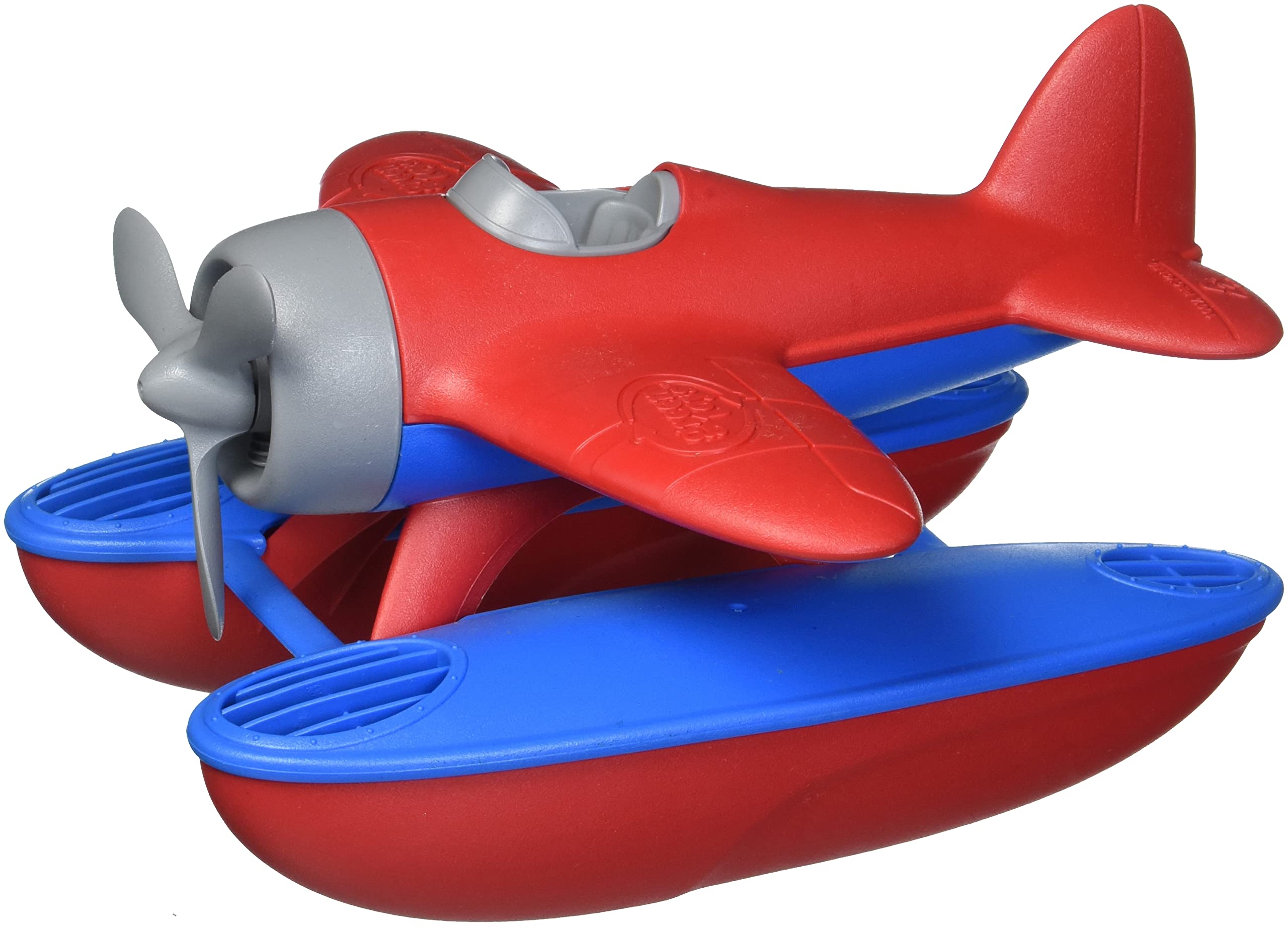 Green Toys Seaplane Red/Blue - Eco-Friendly Airplane Toy for Kids | Perfect for Bath Time, Pool Play & Outdoor Adventures