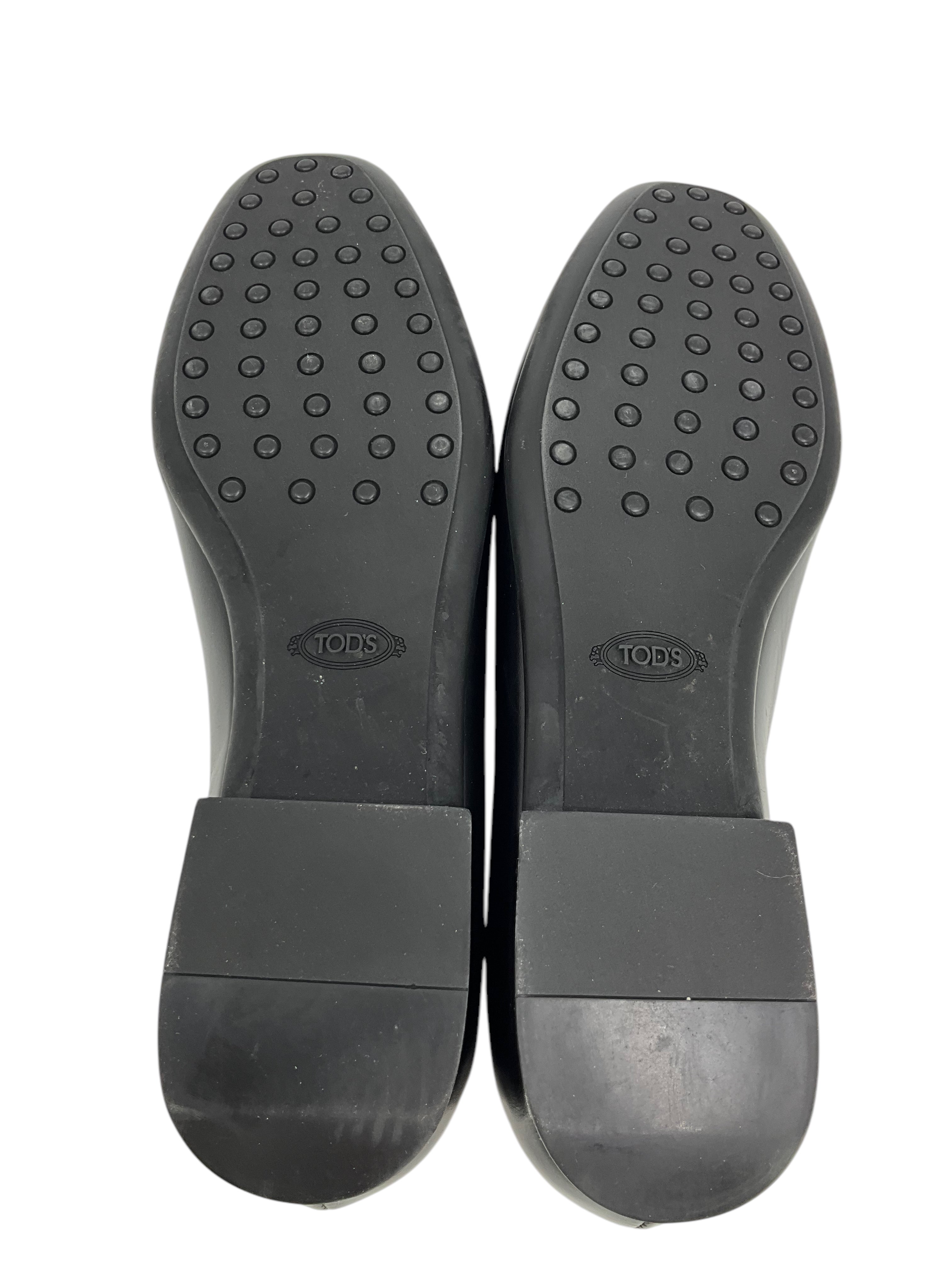 TOD'S Gommino Double T Genuine Leather Driving Shoes for Men - Size 7 | Comfortable Loafers for Casual Wear, Office & Travel