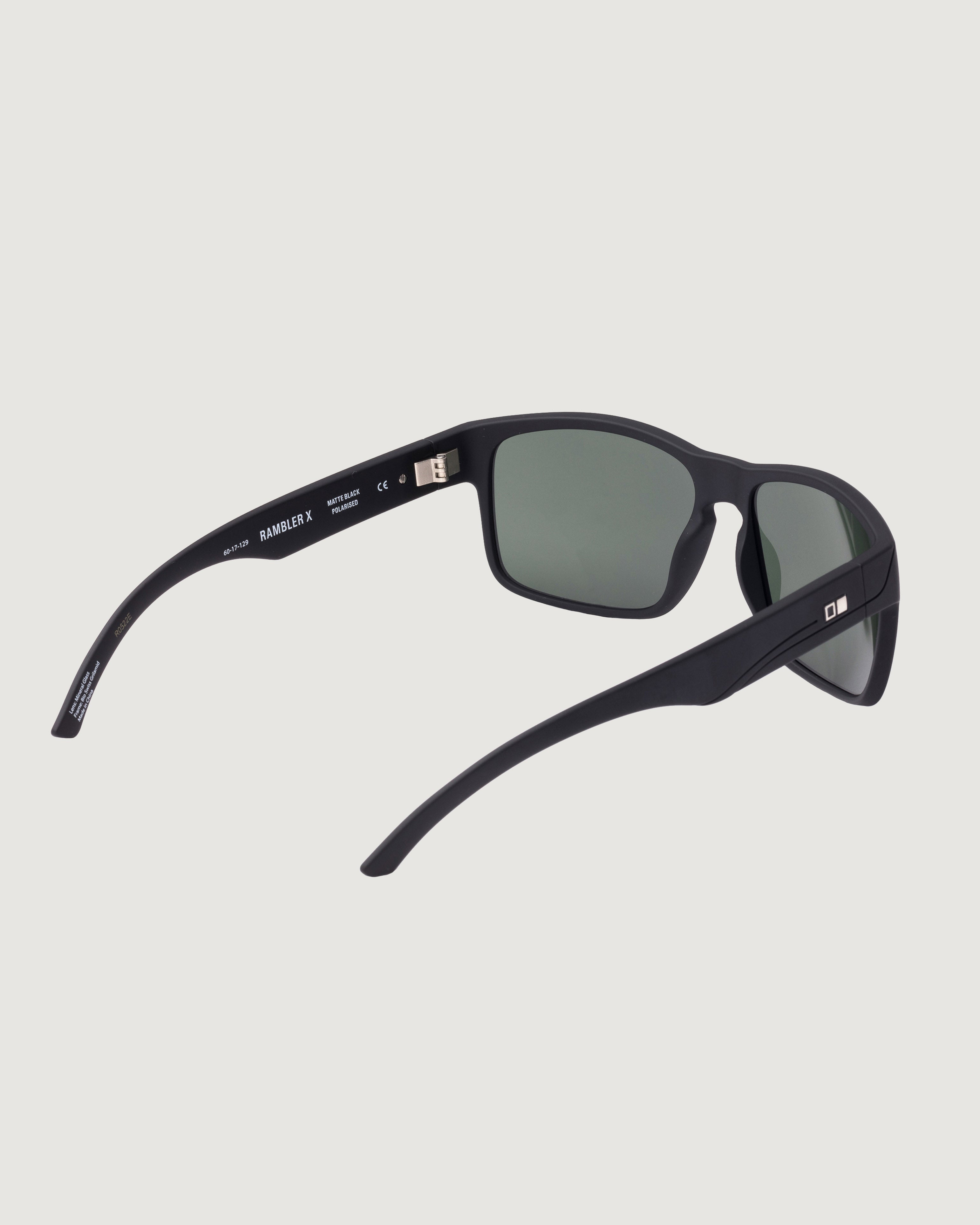 OTIS Rambler Sport X Polarized Sunglasses - Matte Black/Grey Lens for Men & Women - UV Protection, Anti-Glare for Driving, Running & Outdoor Activities