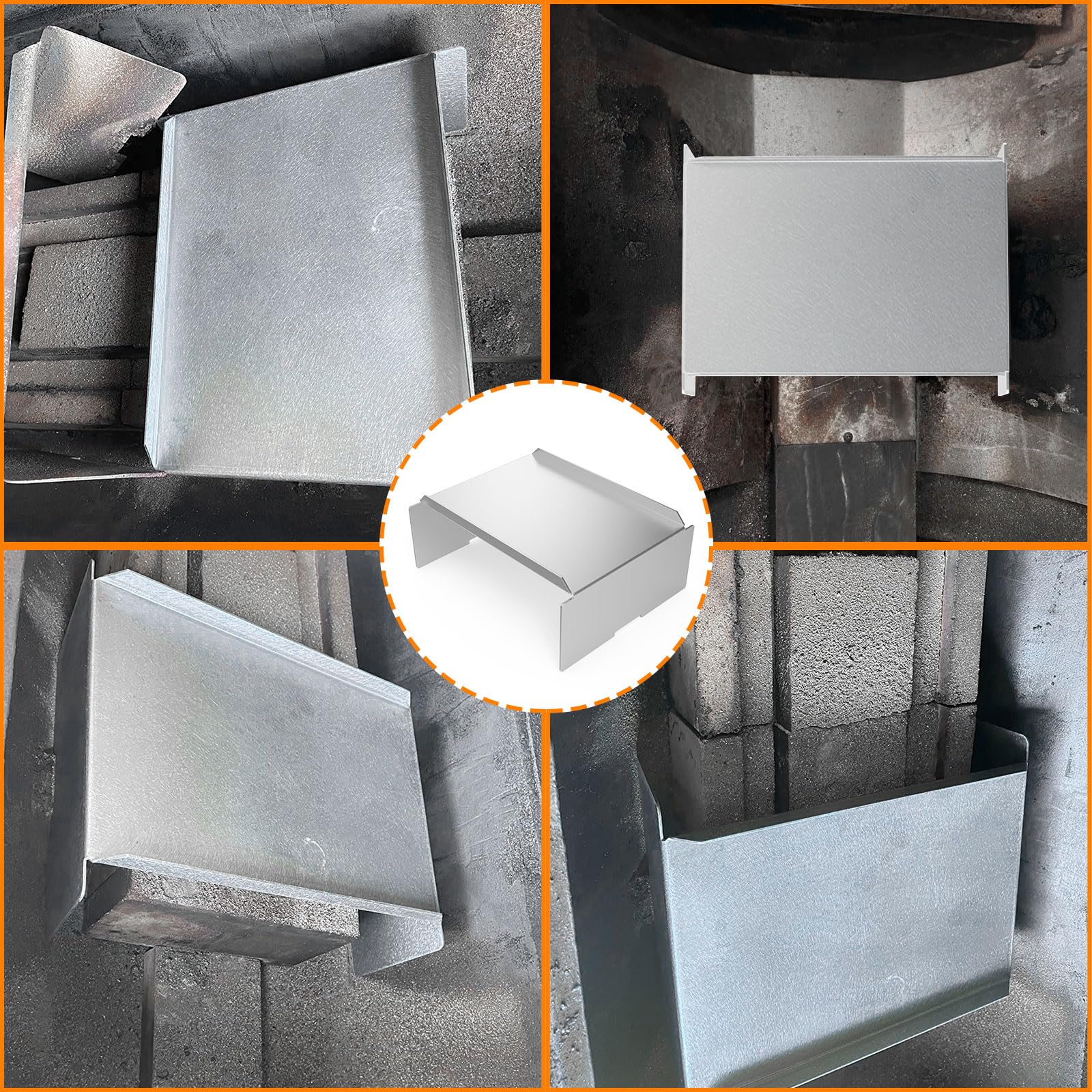 Heavy Duty Stainless Steel Heat Baffle Diffuser for Traeger & Camp Chef Pellet Grills - Universal Replacement Part for Most Pellet Grill Brands | Perfect for Smoking, Grilling & BBQ Outdoor Cooking