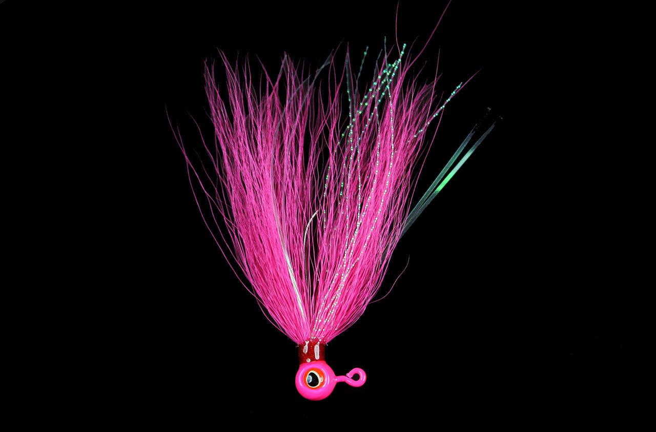 Jigging World Power Ball with Bucktail Teasers - Premium Saltwater Fishing Lures for Striped Bass, Fluke & Bluefish | Ideal for Offshore, Inshore & Pier Fishing