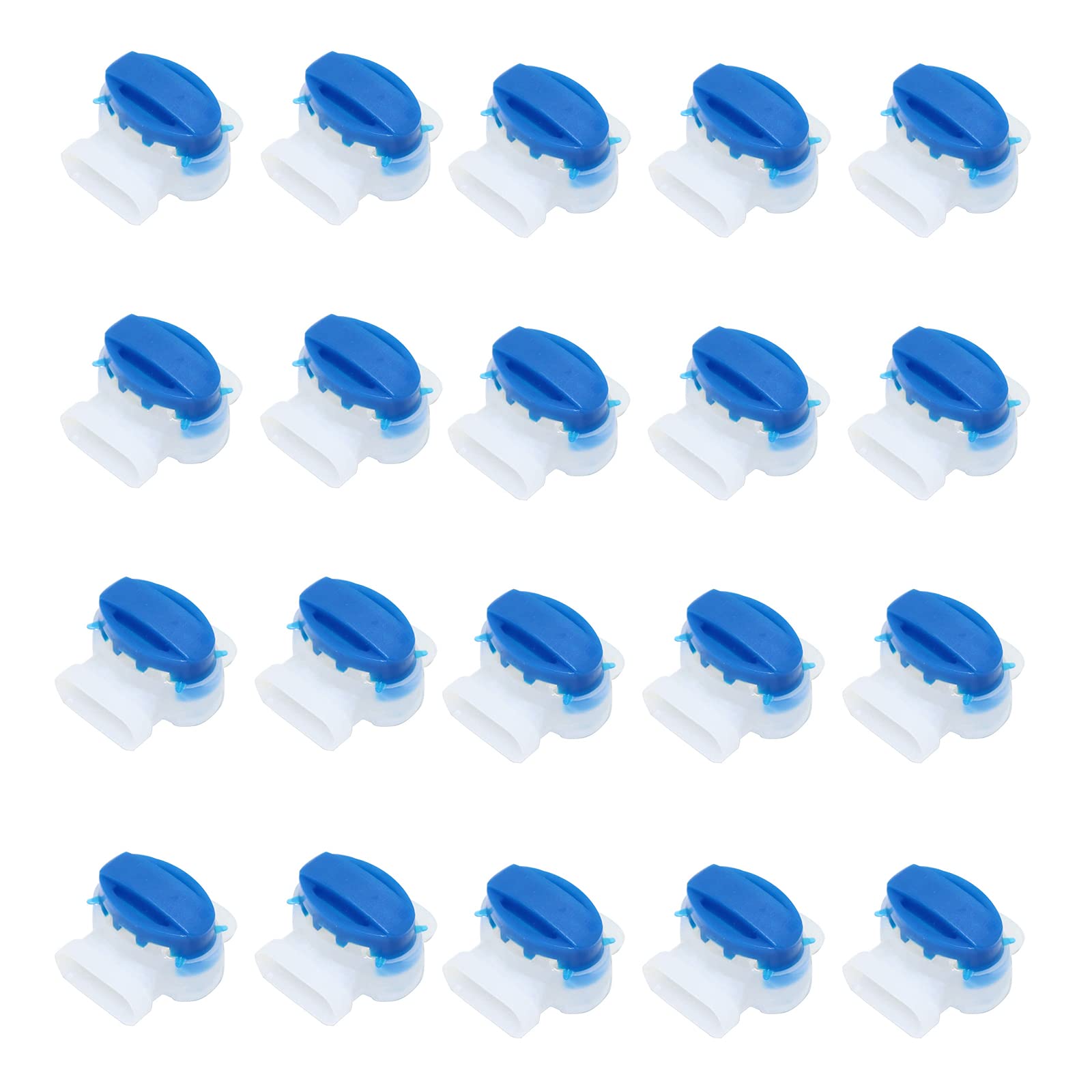 20PCS 3 Wire IDC 314 Electrical Connectors for Robotic Lawn Mowers, Irrigation Systems | Durable Waterproof Terminals for Outdoor Gardening & Smart Home Automation