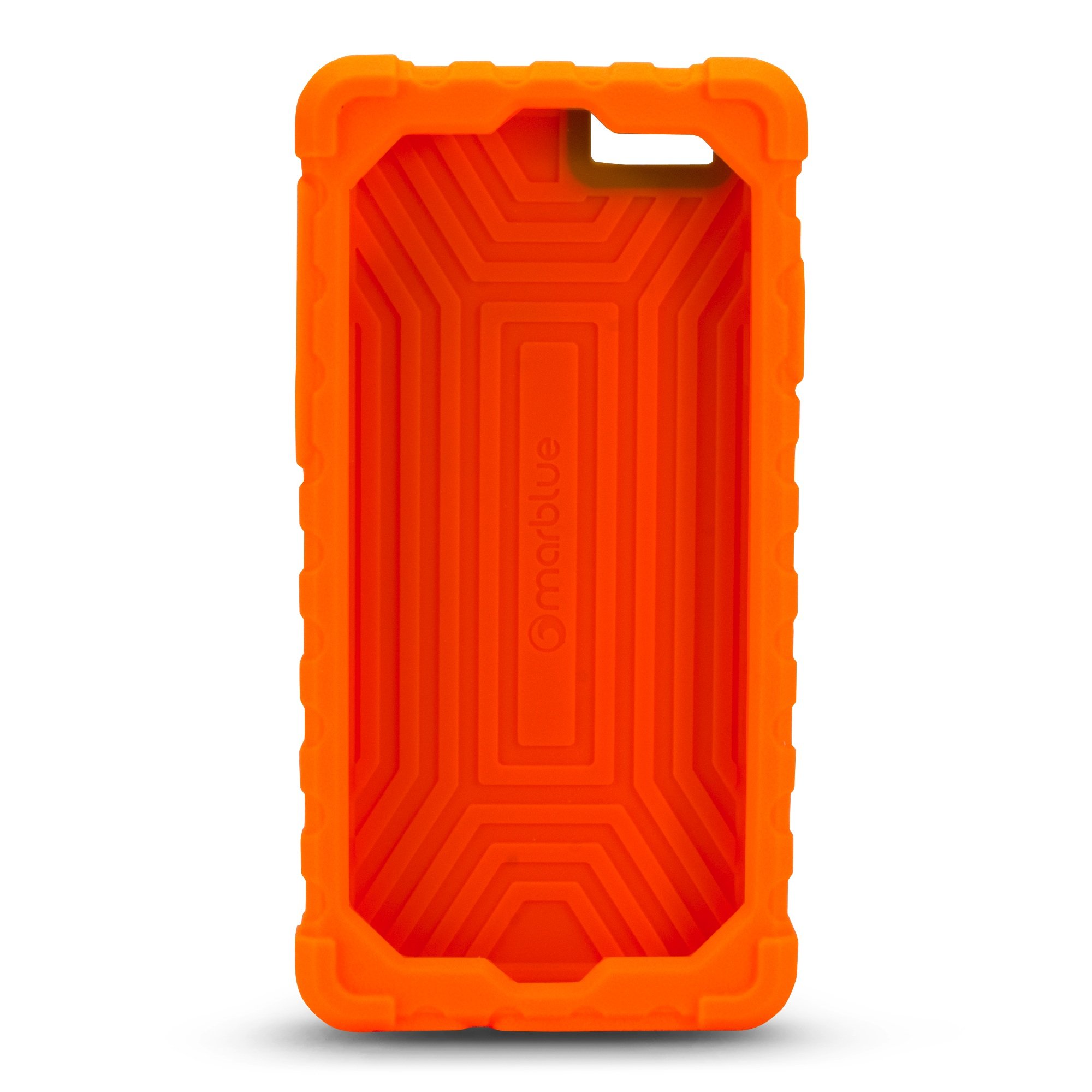 Durable MarBlue ToughTek Shockproof iPhone 6 (4.7 Inch) Case with Anti-Scratch Screen Protector - Orange | Perfect for Outdoor Activities, Travel & Daily Protection