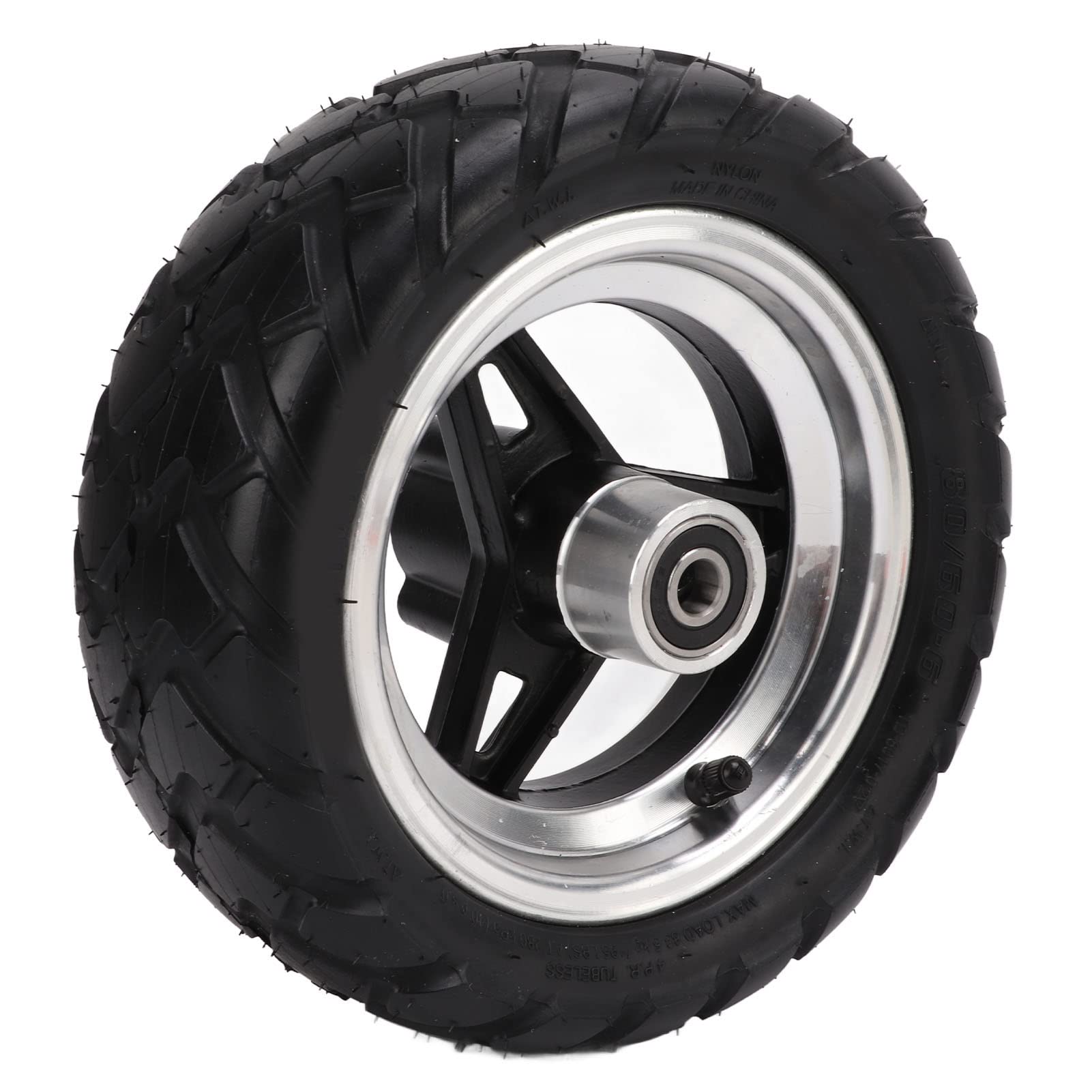 Vbestlife 80/60-6 Electric Scooter Vacuum Tire - Thickened Rubber Hub Wheel with Superior Flexibility & Shock Absorption | Replacement Tire for Electric Scooters | Ideal for Commuting, Urban Travel & Last-Mile Delivery