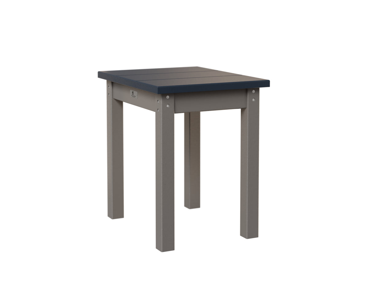Berlin Gardens HDPE Outdoor End Table - Weather-Resistant Side Table for Patio, Deck, Poolside & Garden Furniture - Perfect for Drinks, Books & Decor