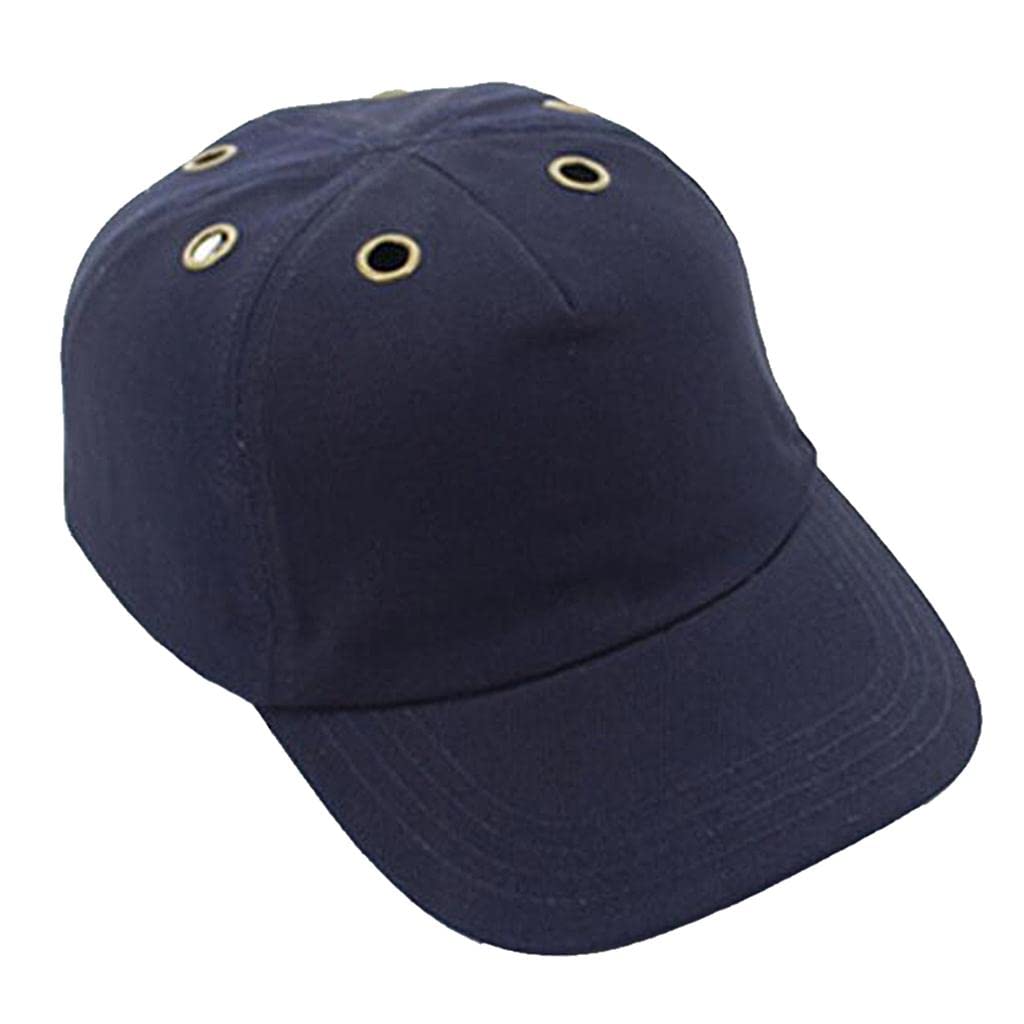 Colaxi Lightweight Safety Bump Cap - Adjustable Hard Hat for Work Site (Dark Blue) - Construction & Warehouse Use
