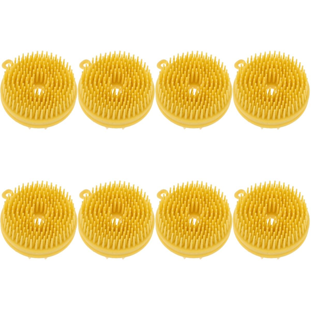 FRCOLOR 8-Piece Silicone Scalp & Body Massage Brush Set - Gentle Baby Hair Scalp Brush, Bath Massage Brush for Relaxation & Improved Circulation - Perfect for Newborns, Kids & Adults Self-Care Routine